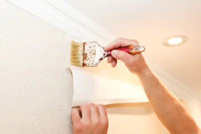 Pose de papier peint à Génos — revêtements muraux et toiles de verre
